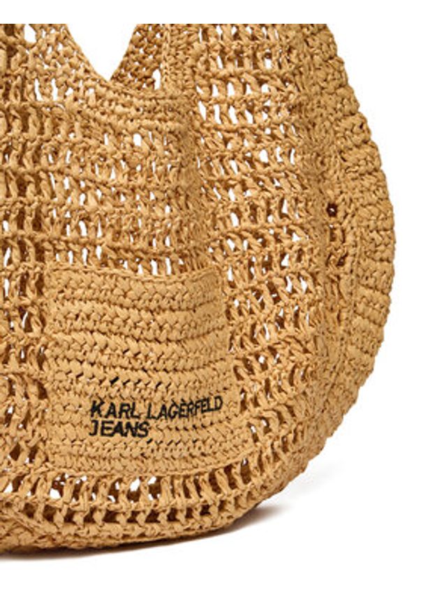 Karl Lagerfeld Jeans Torebka B2W50050 Beżowy. Kolor: beżowy