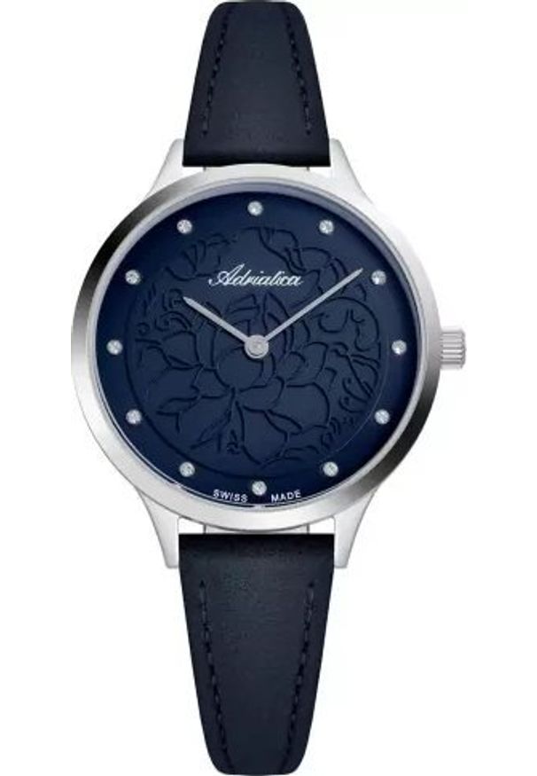 Zegarek Adriatica Zegarek Damski Adriatica na pasku A3572.5245QN - Zegarek Kwarcowy Swiss Made