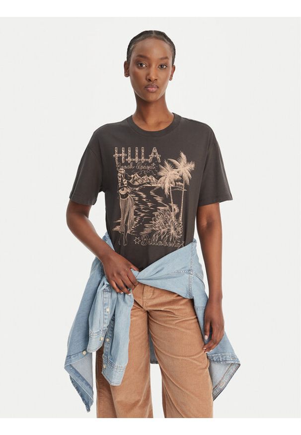 Billabong T-Shirt Vacay Wonder EBJZT00569 Czarny Loose Fit. Kolor: czarny. Materiał: bawełna