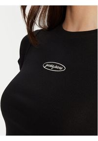 Guess Jeans T-Shirt W5YP37 KA0H1 Czarny Slim Fit. Kolor: czarny. Materiał: bawełna #4