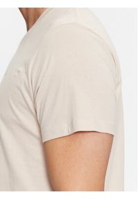 Pepe Jeans T-Shirt Eggo N PM508208 Beżowy Regular Fit. Kolor: beżowy. Materiał: bawełna