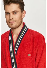 Lacoste - Szlafrok LCLUB. Kolor: czerwony #3