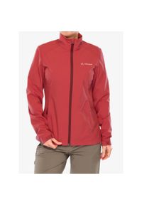 Kurtka softshell damska Vaude Hurricane Jacket IV. Kolor: czerwony. Materiał: softshell