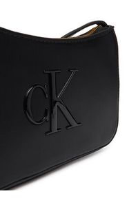 Calvin Klein Torebka Bold Ck Mini Bag LV04F1125G Czarny. Kolor: czarny. Materiał: skórzane #4