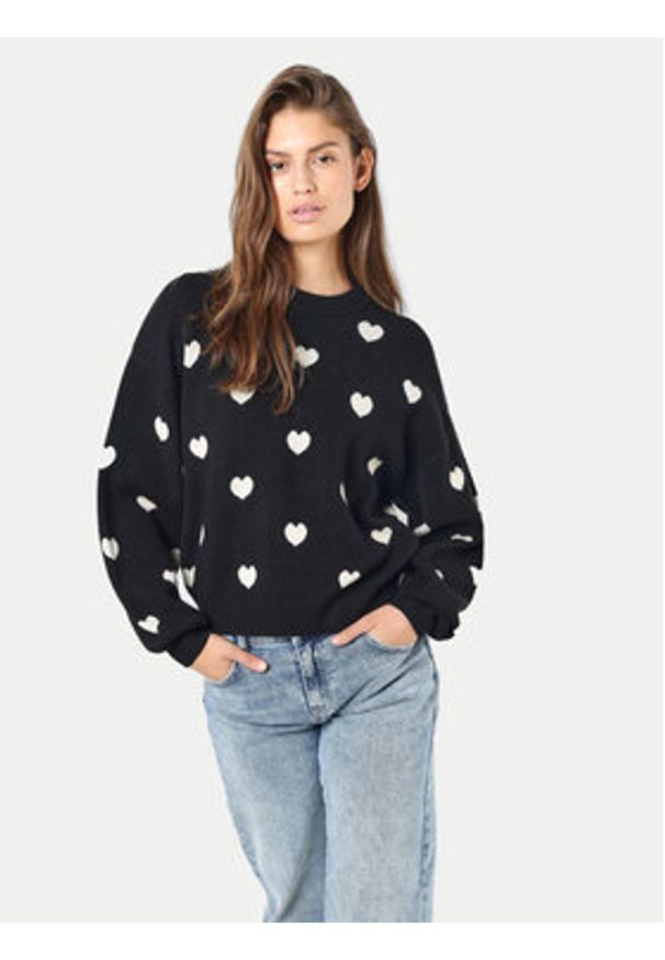 Noisy may - Noisy May Sweter Charlott 27028159 Czarny Regular Fit. Kolor: czarny. Materiał: syntetyk