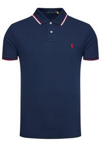 Polo Ralph Lauren Polo Classics 710842621003 Granatowy Slim Fit. Typ kołnierza: polo. Kolor: niebieski. Materiał: bawełna #2