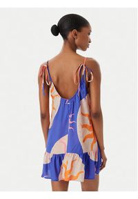 Maaji Sukienka letnia Magnolia PT1730CSD017 Niebieski Regular Fit. Kolor: niebieski. Materiał: wiskoza. Sezon: lato #3