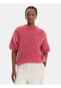 Dixie Sweter M277Y101A Różowy Relaxed Fit. Kolor: różowy. Materiał: syntetyk #1