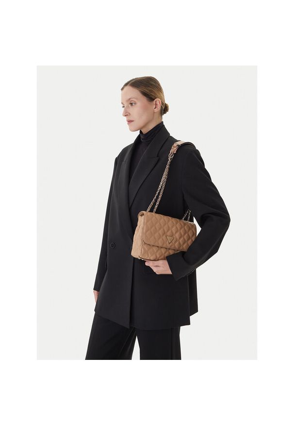 Torebka Guess. Kolor: beżowy