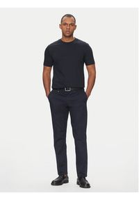 BOSS Spodnie materiałowe C-Genius 50534612 Granatowy Slim Fit. Kolor: niebieski. Materiał: bawełna