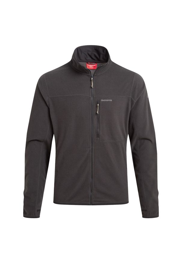 CRAGHOPPERS - Bluza rozpinana męska Craghoppers NosiLife Spry Jacket. Kolor: czarny. Materiał: polar. Sport: turystyka piesza