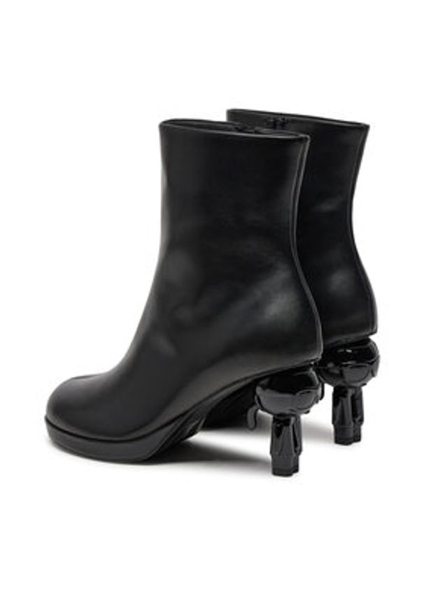Karl Lagerfeld - KARL LAGERFELD Botki KL39064 Czarny. Kolor: czarny. Materiał: skóra