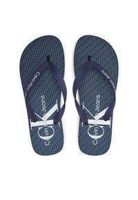 Calvin Klein Jeans Japonki Beach Sandal Glossy YM0YM00952 Granatowy. Kolor: niebieski #4