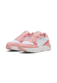 Puma - Młodzieżowe buty sportowe X-Ray Speed Lite PUMA White Pink Fruit Peach Frost Red. Kolor: biały, różowy, wielokolorowy