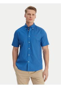TOMMY HILFIGER - Tommy Hilfiger Koszula Flex MW0MW42630 Niebieski Regular Fit. Kolor: niebieski. Materiał: bawełna #1