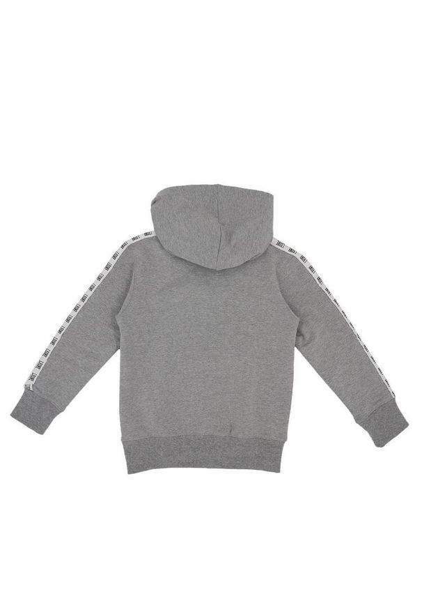 LEONE 1947 APPAREL - Dziecięca bluza z kapturem New Tape w jednolitym kolorze. Typ kołnierza: kaptur. Kolor: szary. Wzór: jednolity. Sport: joga i pilates