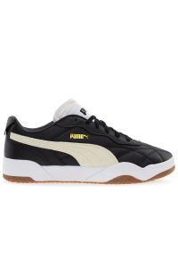 Buty Puma Tifosi Lux 40225901 - czarne. Kolor: czarny. Materiał: skóra, guma. Szerokość cholewki: normalna