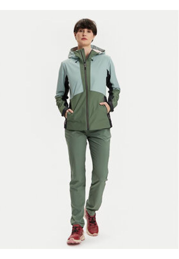 CMP Kurtka przeciwdeszczowa 34Z6526 Zielony Regular Fit. Kolor: zielony. Materiał: syntetyk