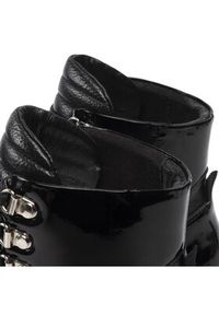 Eva Minge Botki EM-08-12-001535 Czarny. Kolor: czarny. Materiał: lakier, skóra #2