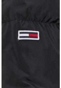 Tommy Jeans Kurtka puchowa damska kolor czarny zimowa. Okazja: na co dzień. Kolor: czarny. Materiał: puch. Sezon: zima. Styl: casual