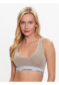 Calvin Klein Underwear Biustonosz top 000QF7294E Beżowy. Kolor: beżowy. Materiał: bawełna #1