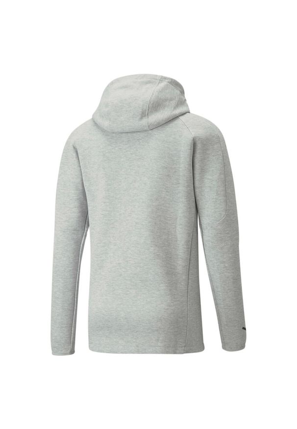 Bluza z kapturem Puma Teamfinal Casuals Hooded Jkt, Mężczyźni. Typ kołnierza: kaptur. Kolor: szary. Materiał: materiał, bawełna