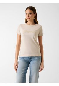 Guess T-Shirt 181234 Beżowy Classic Fit. Kolor: beżowy #1