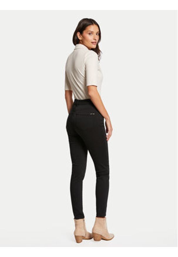 Morgan Jeansy 241-POLIA Czarny Skinny Fit. Kolor: czarny