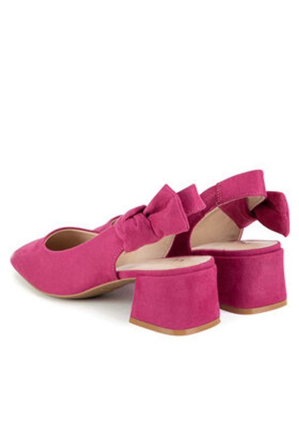 Clara Barson Czółenka LH2002-2 Różowy. Kolor: różowy. Materiał: materiał