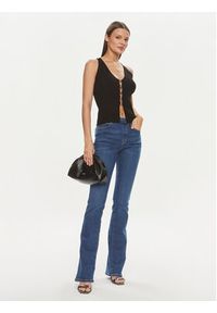 Guess Jeansy W4GA58 D5BR0 Granatowy Bootcut Fit. Kolor: niebieski