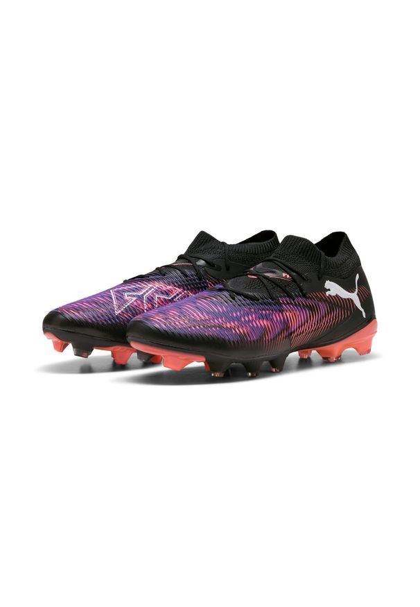 Puma - Buty piłkarskie FUTURE 8 MATCH FG/AG PUMA. Kolor: czerwony, biały, wielokolorowy, czarny. Materiał: syntetyk, tkanina. Sport: piłka nożna