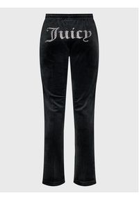 Juicy Couture Spodnie dresowe Tina JCAPW045 Czarny Regular Fit. Kolor: czarny. Materiał: syntetyk #4