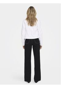 only - ONLY Kurtka jeansowa Woder 15243147 Biały Regular Fit. Kolor: biały. Materiał: bawełna #5