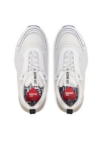 Love Moschino - LOVE MOSCHINO Sneakersy JA15655G0IIQD10A Biały. Kolor: biały
