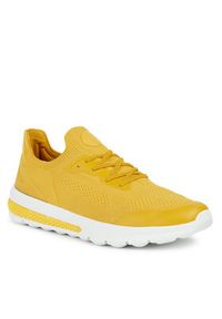 Geox Sneakersy U Spherica Actif U35BAA 0006K C2000 Żółty. Kolor: żółty. Materiał: materiał
