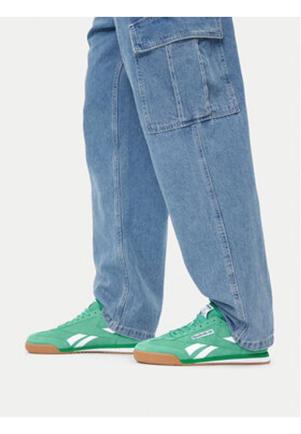Reebok Sneakersy CEO-CAMPIO XT 100239446 Zielony. Kolor: zielony. Materiał: zamsz, skóra