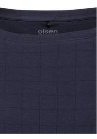 Olsen Bluzka 11100087 Granatowy Regular Fit. Kolor: niebieski. Materiał: bawełna