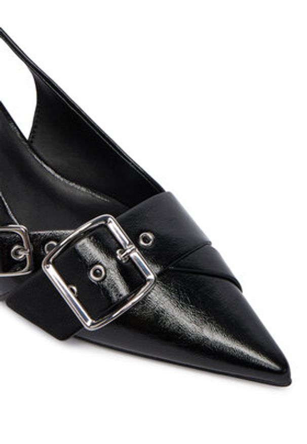Steve Madden Sandały Lezley SM11003440 Czarny. Kolor: czarny. Materiał: skóra