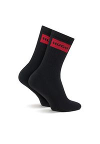 Hugo - HUGO Skarpety długie 50531515 Czarny. Kolor: czarny. Materiał: bawełna #2