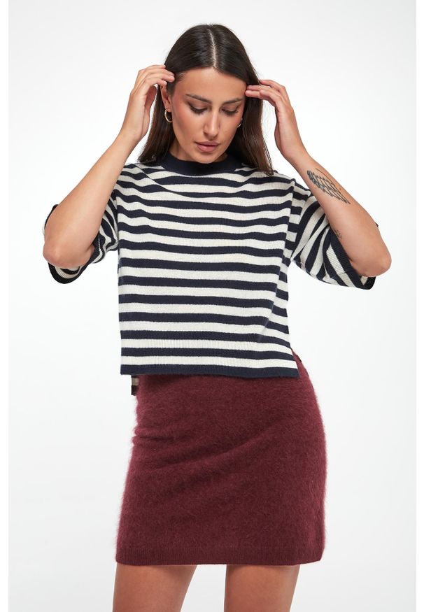 Marella - Sweter damski kaszmirowy Truppa MARELLA. Materiał: kaszmir
