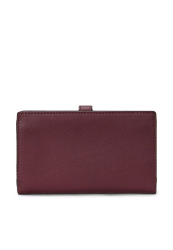 Lauren Ralph Lauren - LAUREN RALPH LAUREN Duży Portfel Damski 432915358004 Czarny. Kolor: czarny. Materiał: skóra