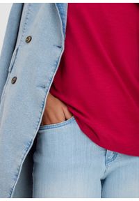 bonprix - Koszulka boxy. Kolor: różowy. Długość rękawa: krótki rękaw. Długość: krótkie #3