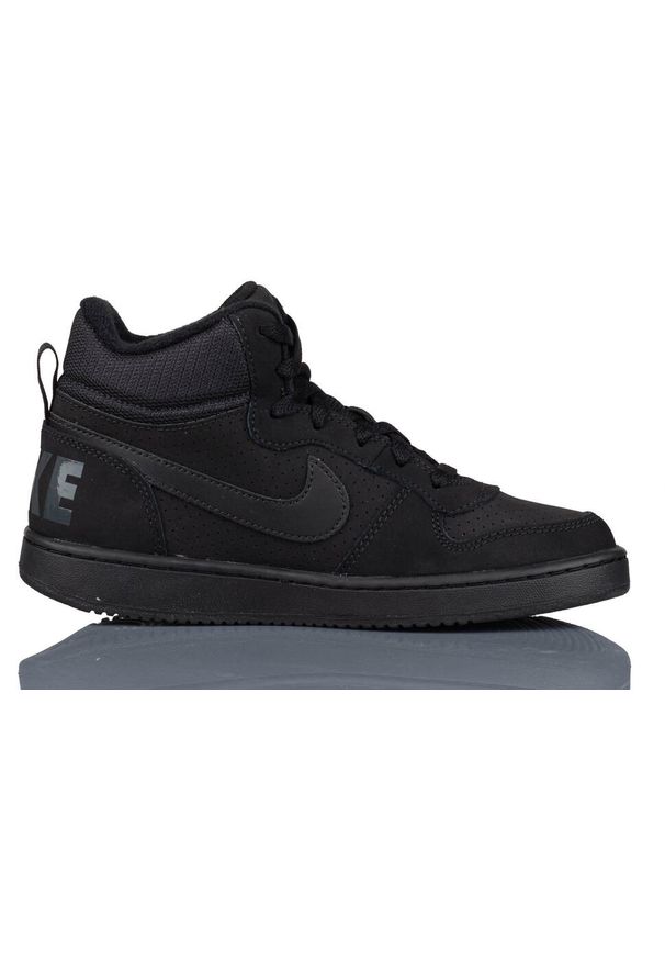 Buty sportowe młodzieżowe Nike Court Borough Mid. Kolor: czarny. Model: Nike Court. Sport: bieganie