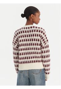 Vero Moda Kardigan Lisa 10336622 Beżowy Regular Fit. Kolor: beżowy. Materiał: syntetyk #2