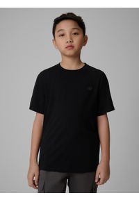 4f - 4F T-shirt gładki (2-pack) chłopięcy - multikolor 134/140 (8-10 lat). Okazja: na co dzień, na uczelnię. Kolor: wielokolorowy. Materiał: bawełna, jeans, materiał, dresówka. Wzór: gładki. Sezon: lato. Styl: casual #1