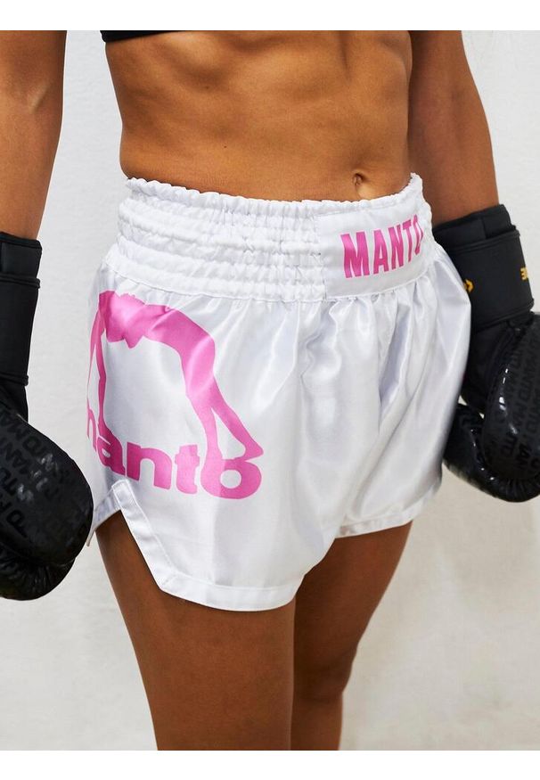 MANTO - Spodeki do Muay Thai męskie Manto Dual. Kolor: biały