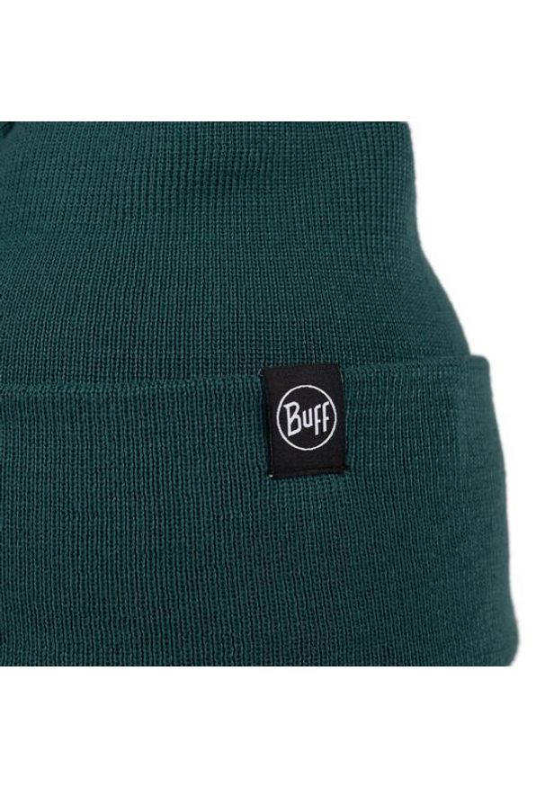 Buff - Czapka BUFF KNITTED BEANIE LILON SILVERSAGE. Kolor: beżowy. Sezon: zima