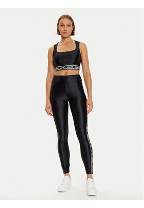 Liu Jo Sport Biustonosz top TF4191 J4726 Czarny Regular Fit. Kolor: czarny. Materiał: syntetyk