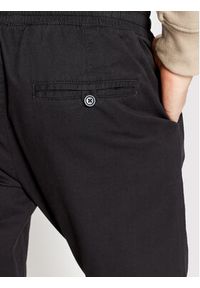 Brave Soul Spodnie materiałowe MTR-FINE21 Czarny Slim Fit. Kolor: czarny. Materiał: materiał, bawełna