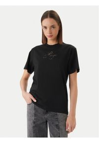 Hugo - HUGO T-Shirt Vintage 50560566 Czarny Regular Fit. Kolor: czarny. Materiał: bawełna. Styl: vintage #1